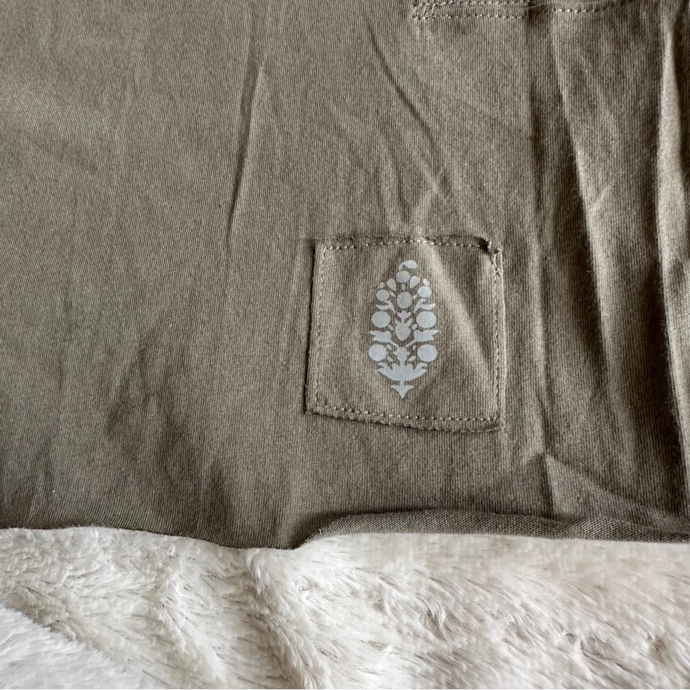 NWOT Free People Inspire Logo Tank in sage stone combo buti, S - Picture 8 of 11